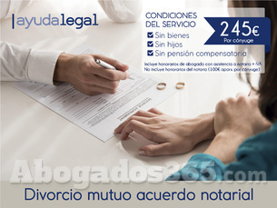 Divorcio Mutuo Acuerdo Notarial Ayuda Legal