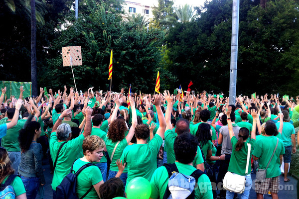 Fotografias de la pasada manifestación multitudinaria del 29 de Septiembre en Palma de Mallorca