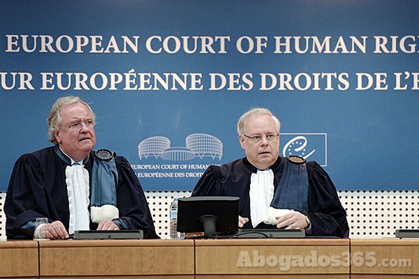 Momento en el que el Tribunal Europeo de derechos humanos falla a favor de la terrorista Inés Del Río.