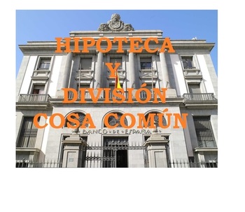 PROCESO DIVISIÓN COSA COMÚN CON HIPOTECA