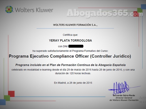 Programa ejecutivo compliance officer