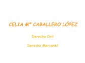 Celia Mª Caballero López