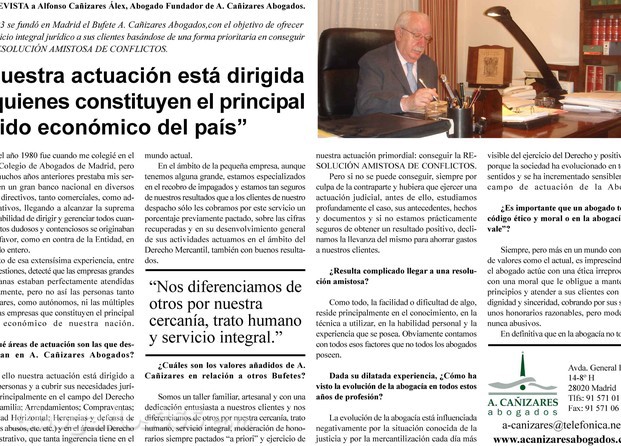 Entrevista la Gaceta