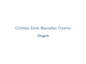 Cristian Enzo Bascuñan Oyarzo