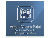 Antoni Vicens. Abogado Penalista