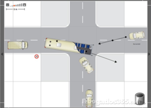 Croquis accidente de tránsito